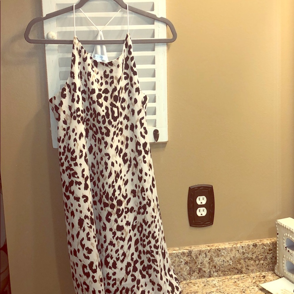 Cheetah print dress